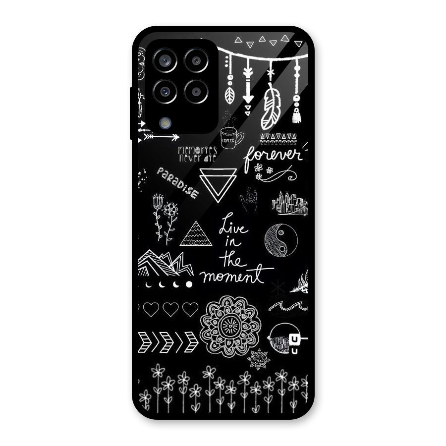 Forever Moment Glass Back Case for Galaxy M33