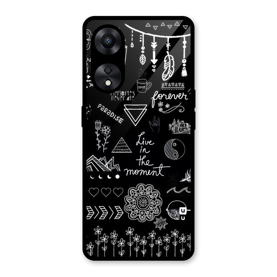Forever Moment Glass Back Case for Oppo A78