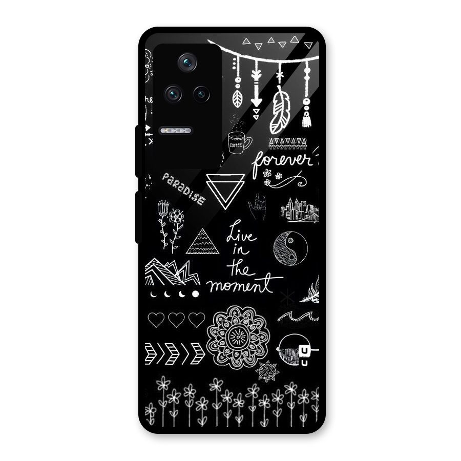 Forever Moment Glass Back Case for Poco F4 5G