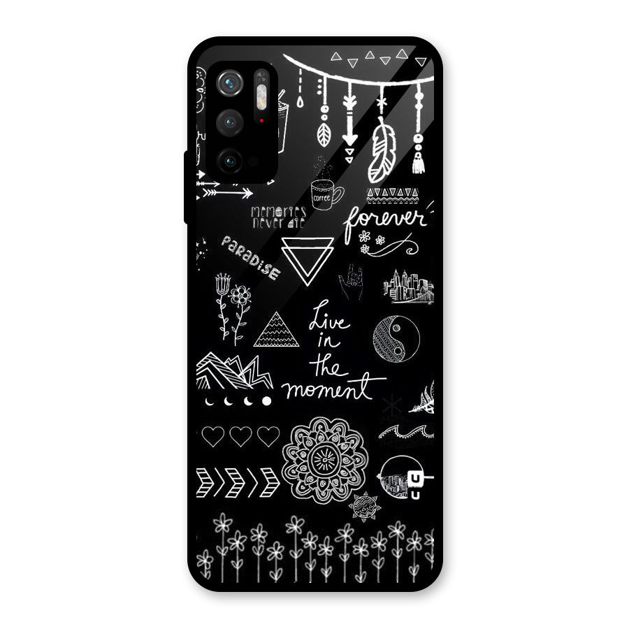 Forever Moment Glass Back Case for Poco M3 Pro 5G