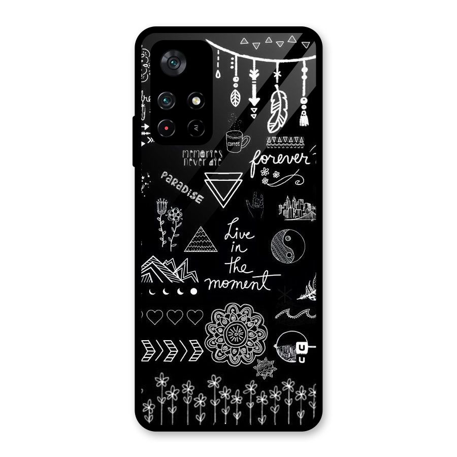 Forever Moment Glass Back Case for Poco M4 Pro 5G