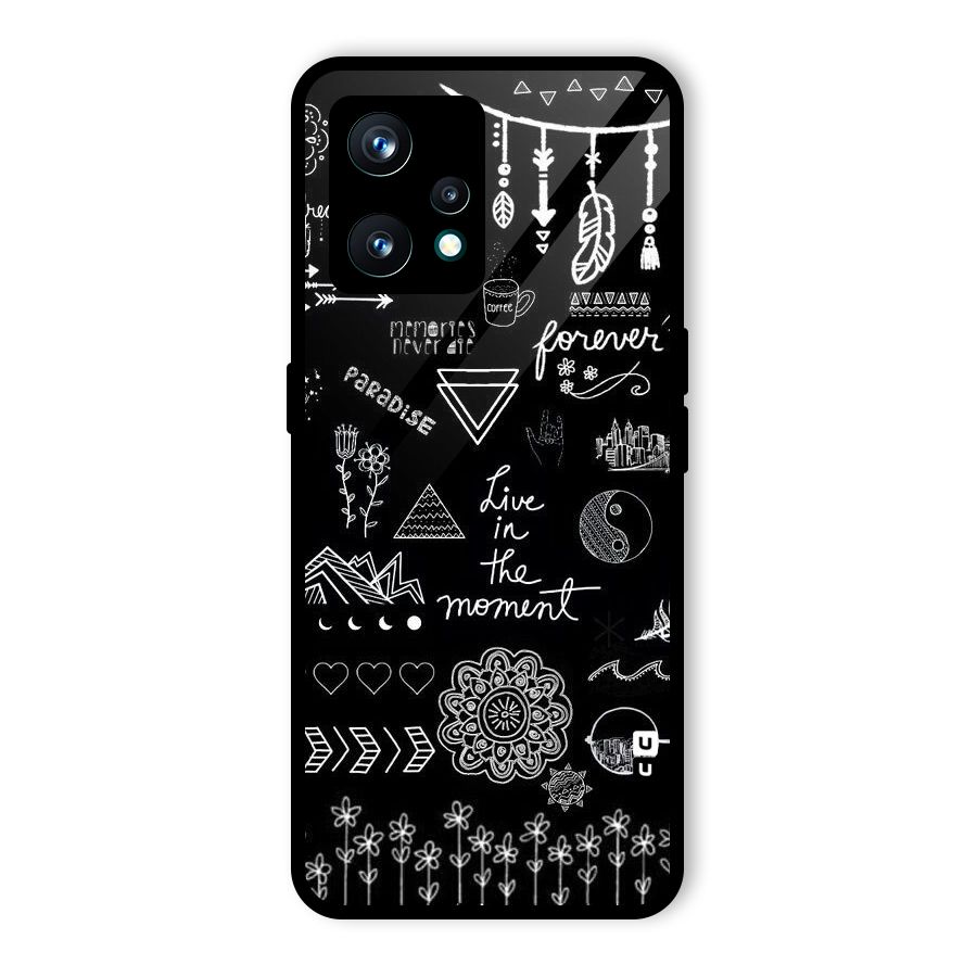 Forever Moment Glass Back Case for Realme Narzo 50 Pro