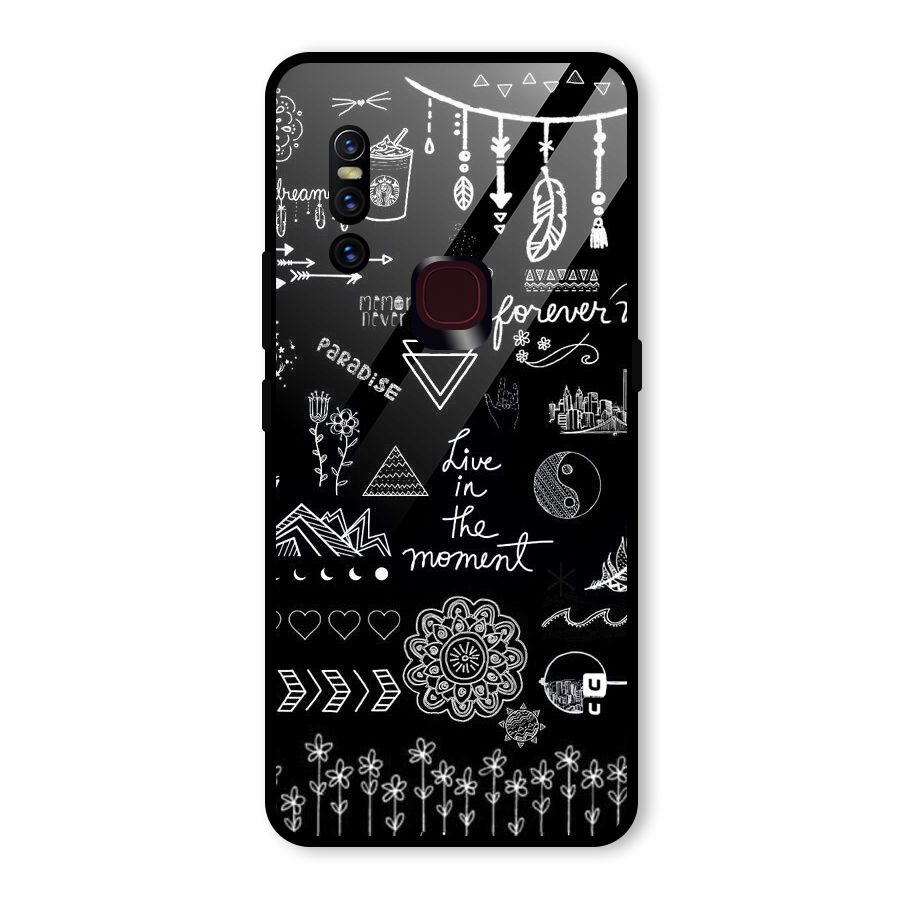 Forever Moment Glass Back Case for Vivo V15