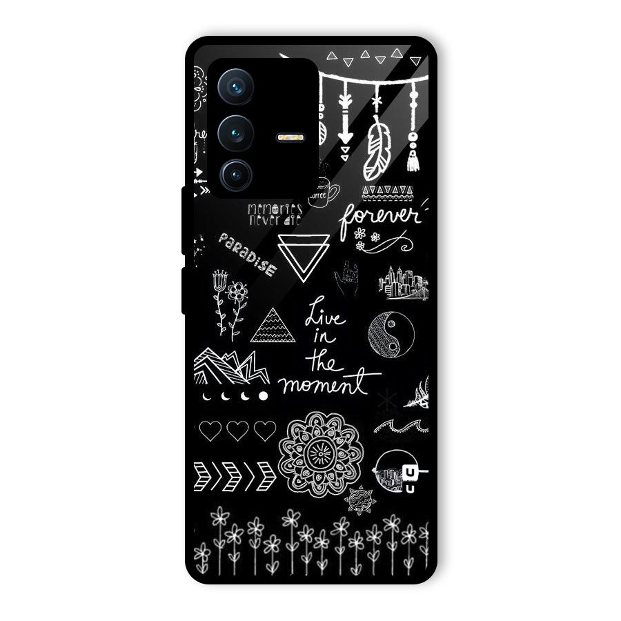 Forever Moment Glass Back Case for Vivo V23 Pro