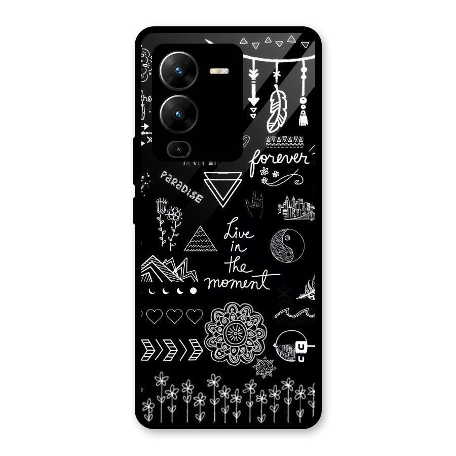 Forever Moment Glass Back Case for Vivo V25 Pro