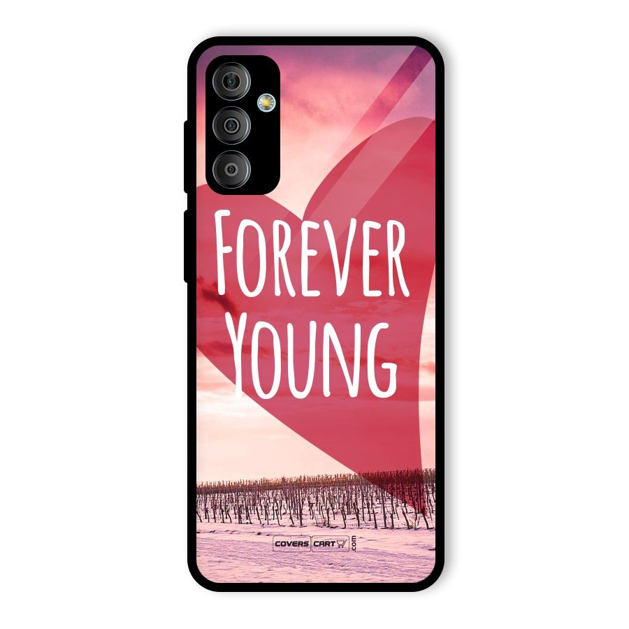 Forever Young Glass Back Case for Galaxy F23
