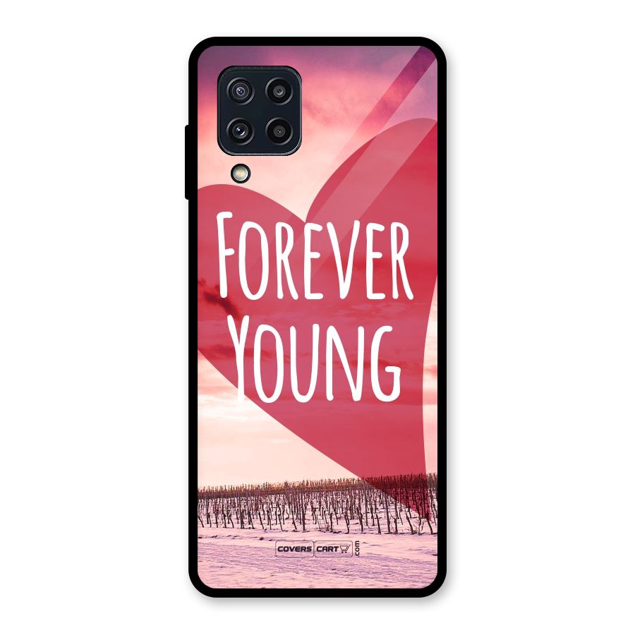 Forever Young Glass Back Case for Galaxy M32