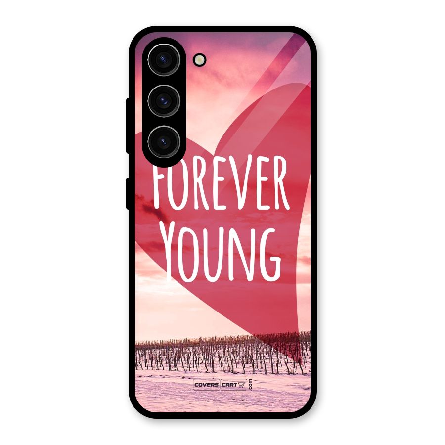 Forever Young Glass Back Case for Galaxy S23