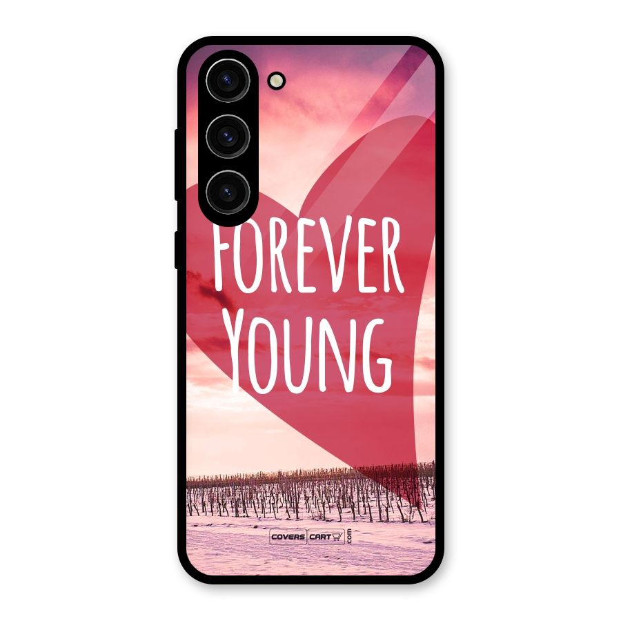 Forever Young Glass Back Case for Galaxy S23 Plus