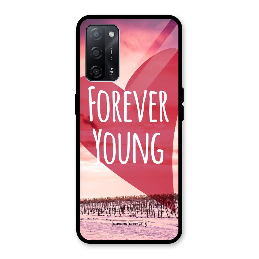 Forever Young Glass Back Case for Oppo A53s 5G
