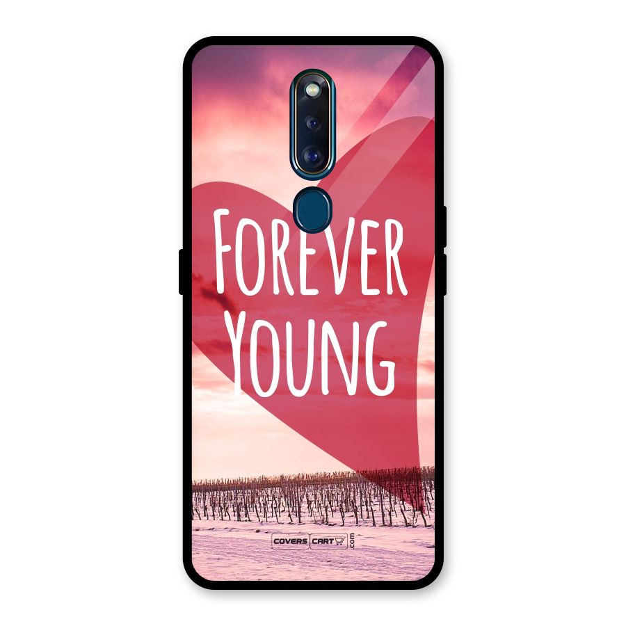 Forever Young Glass Back Case for Oppo F11 Pro