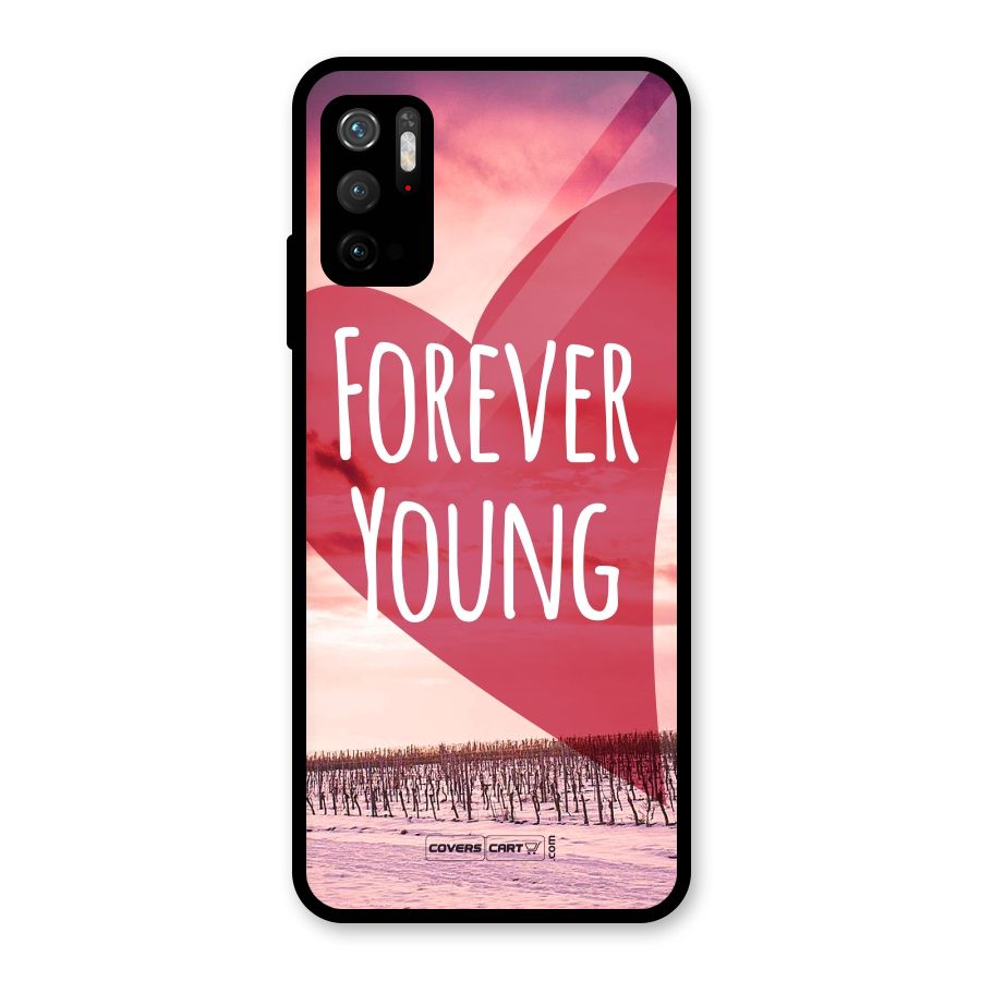 Forever Young Glass Back Case for Poco M3 Pro 5G
