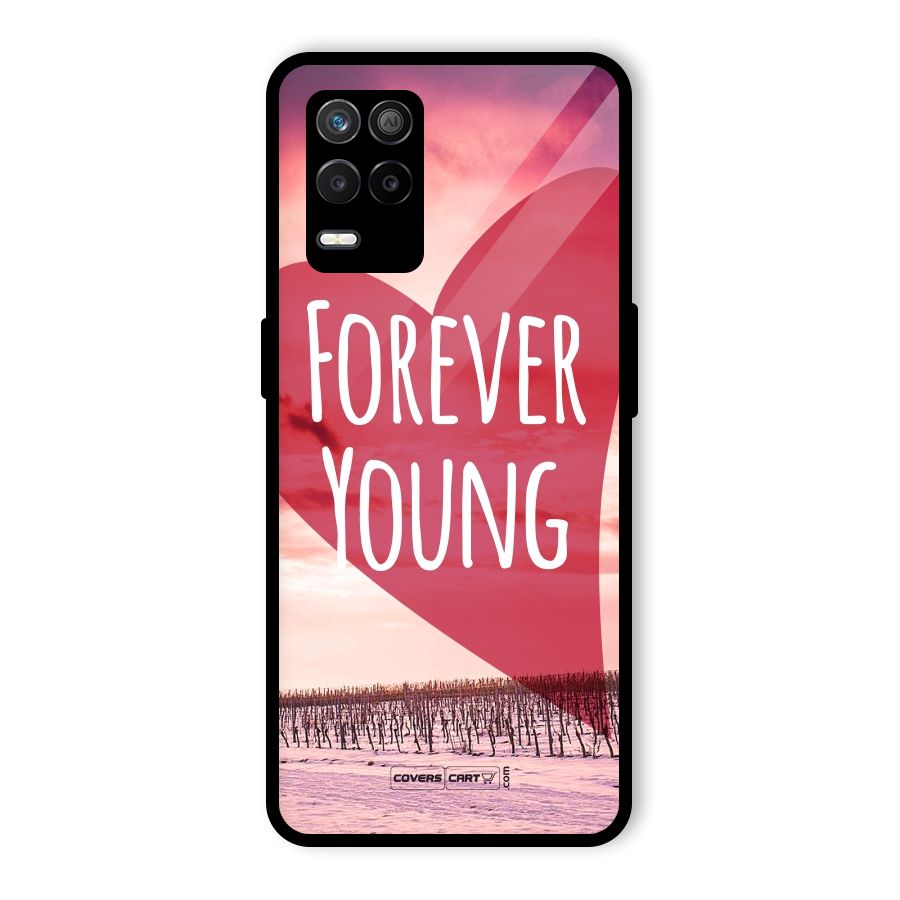 Forever Young Glass Back Case for Realme 8 5G