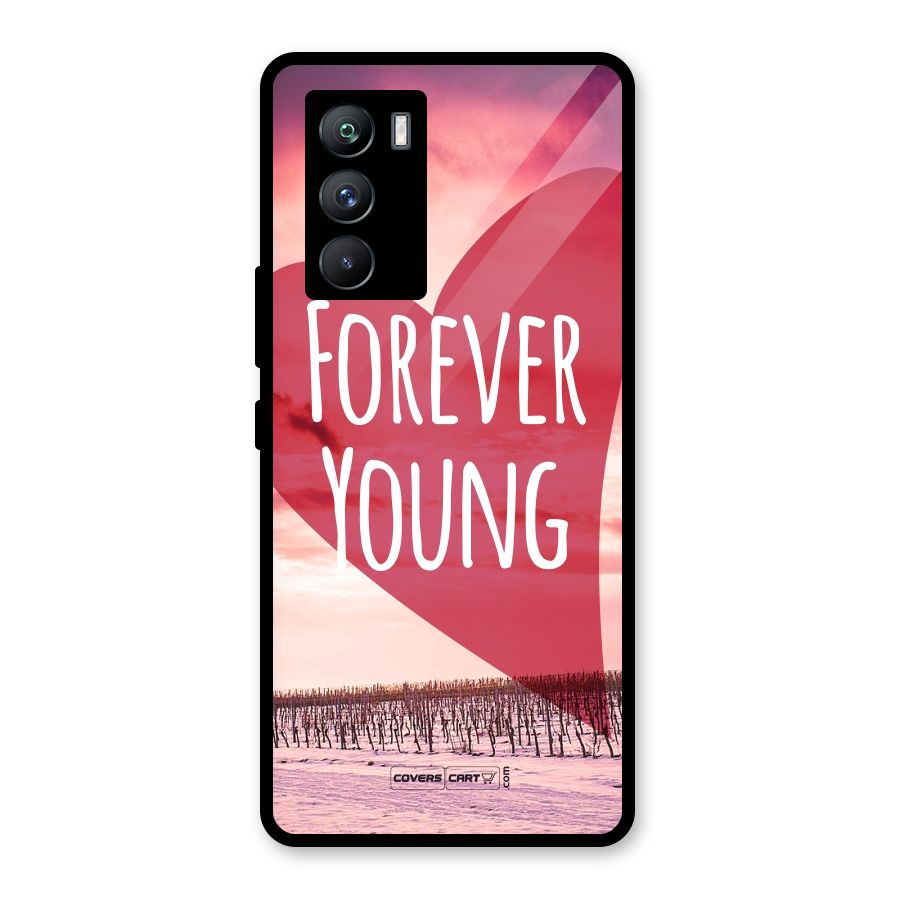 Forever Young Glass Back Case for Vivo iQOO 9 SE