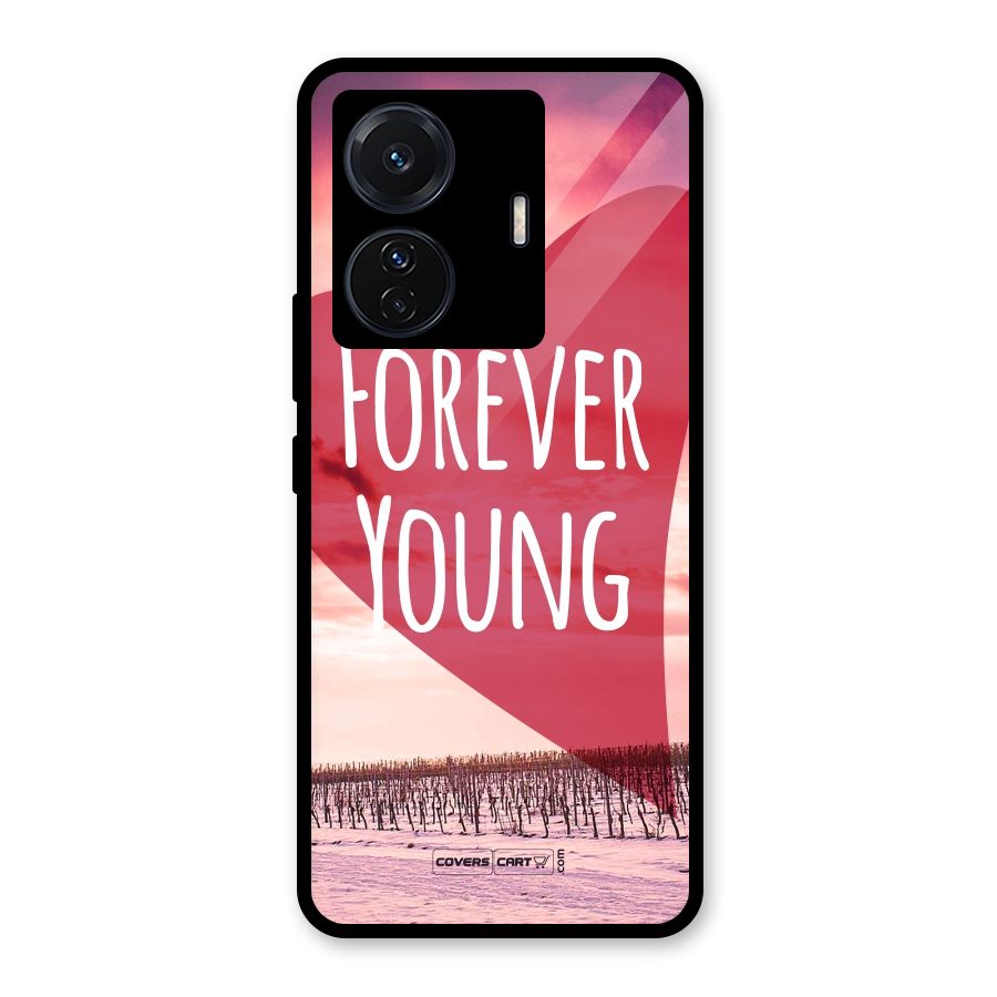 Forever Young Glass Back Case for Vivo iQOO Z6 Pro
