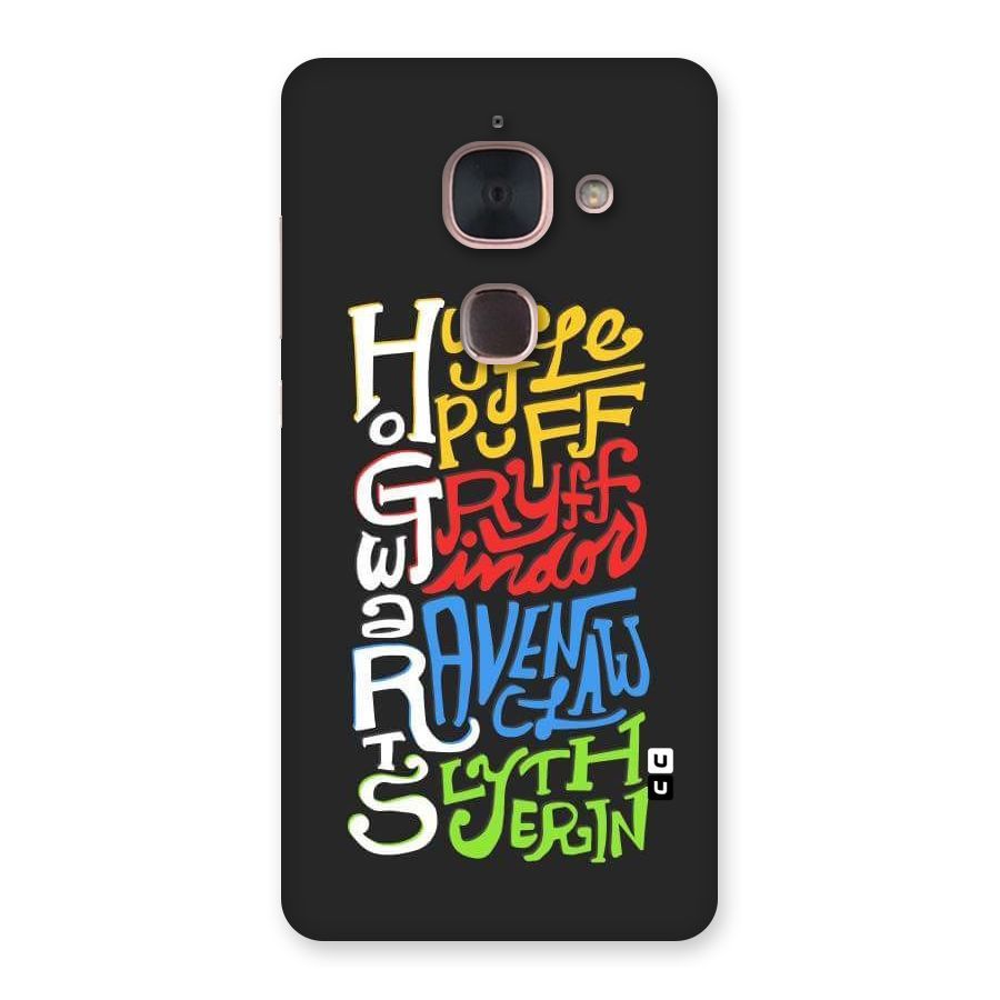 Four Colored Homes Back Case for Le Max 2