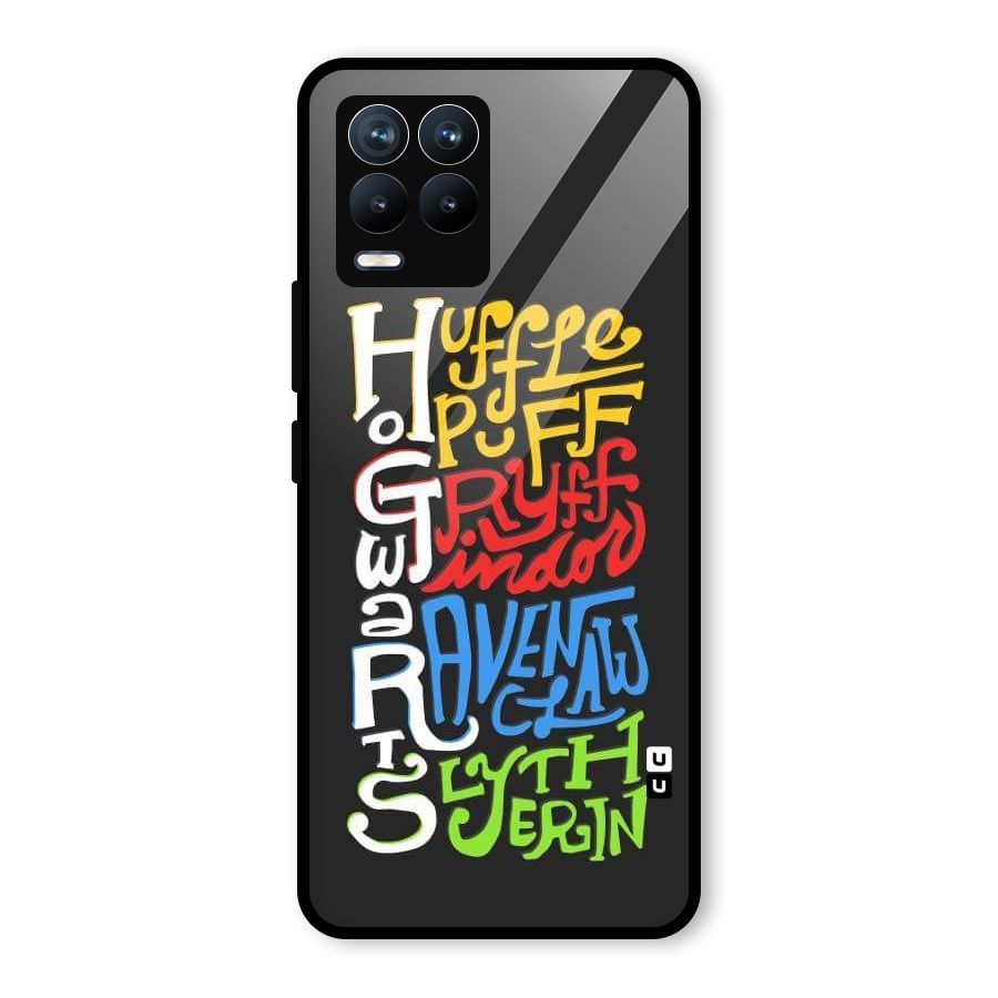 Four Colored Homes Glass Back Case for Realme 8 Pro