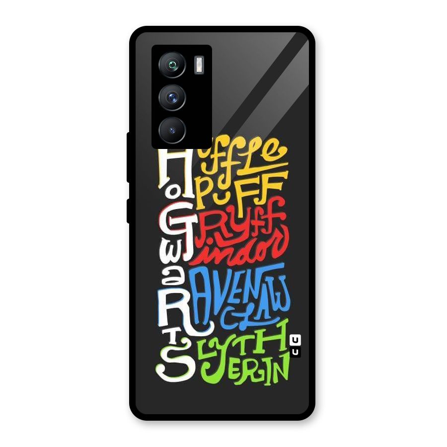 Four Colored Homes Glass Back Case for Vivo iQOO 9 SE