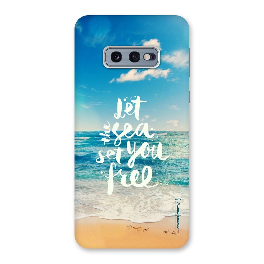Free Sea Back Case for Galaxy S10e