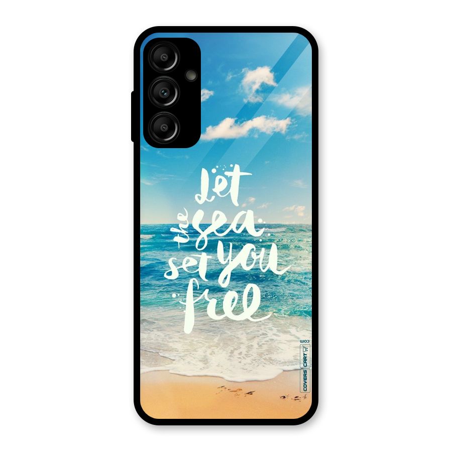 Free Sea Glass Back Case for Galaxy A14 5G