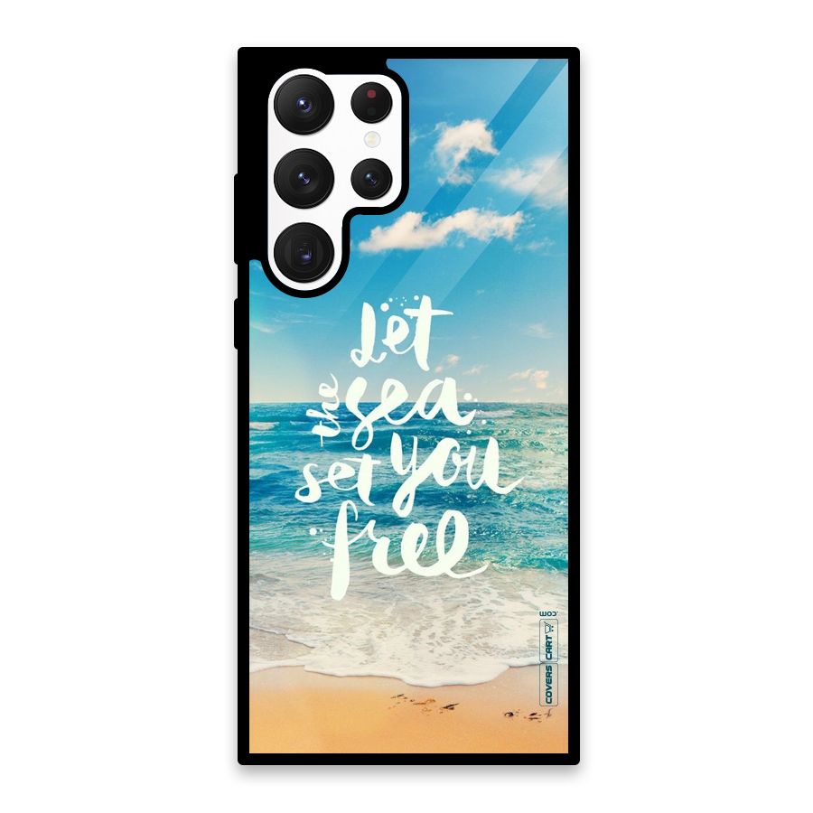 Free Sea Glass Back Case for Galaxy S22 Ultra 5G