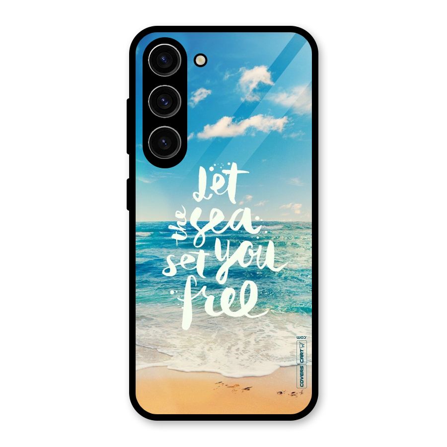 Free Sea Glass Back Case for Galaxy S23