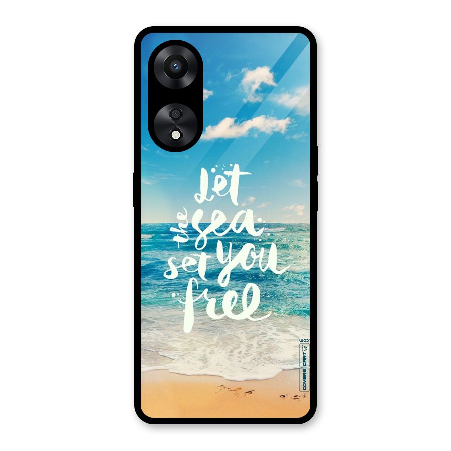 Free Sea Glass Back Case for Oppo A78