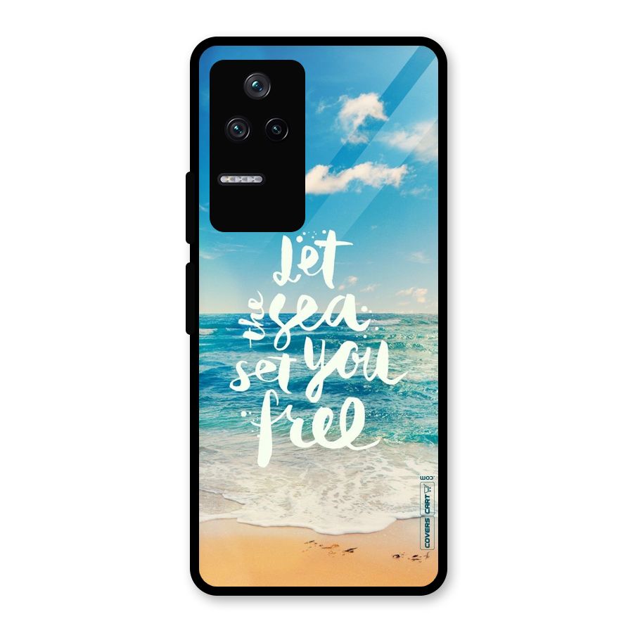 Free Sea Glass Back Case for Poco F4 5G
