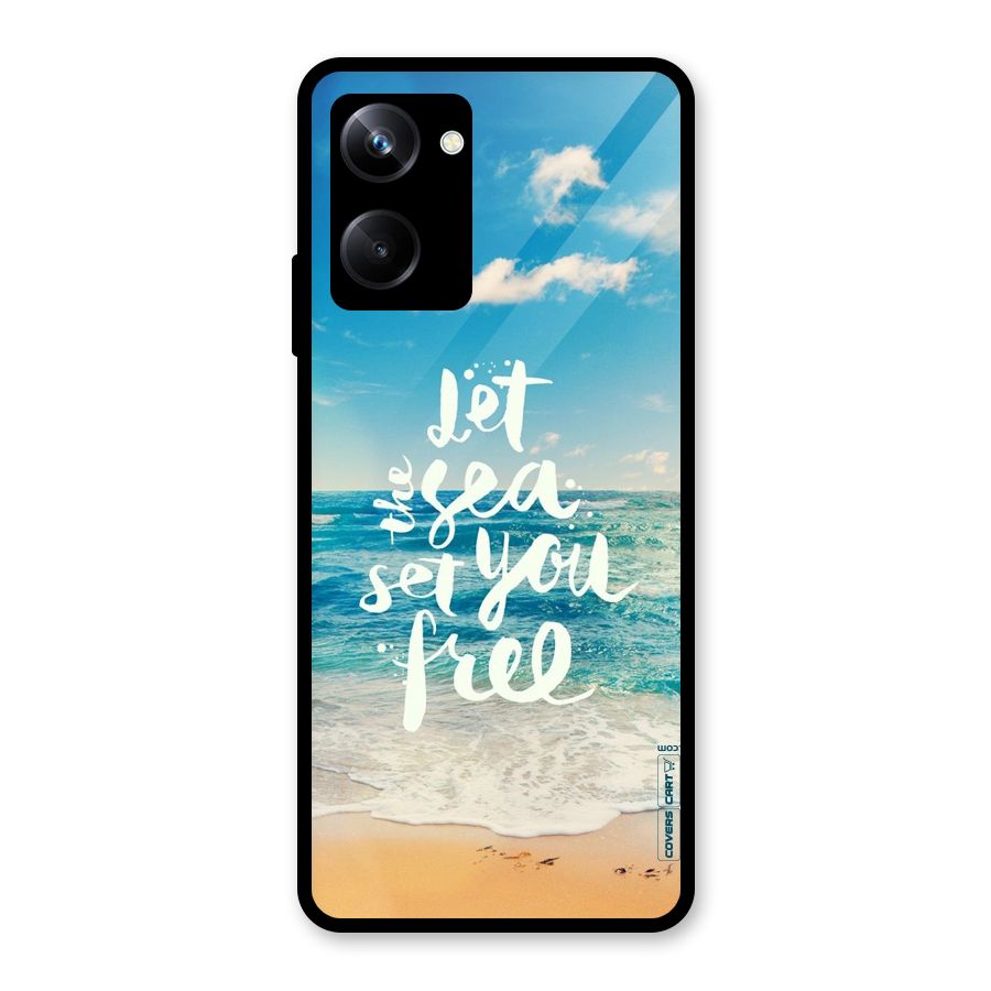 Free Sea Glass Back Case for Realme 10 Pro
