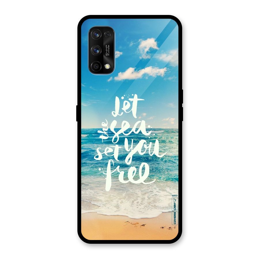 Free Sea Glass Back Case for Realme 7 Pro