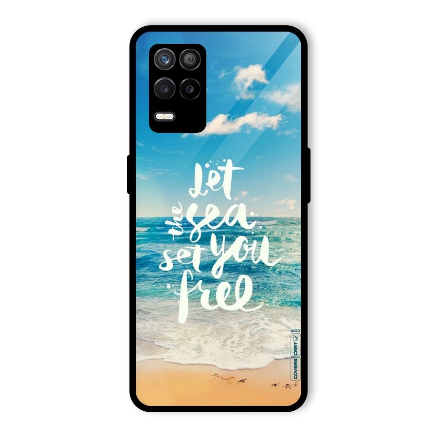 Free Sea Glass Back Case for Realme 8 5G