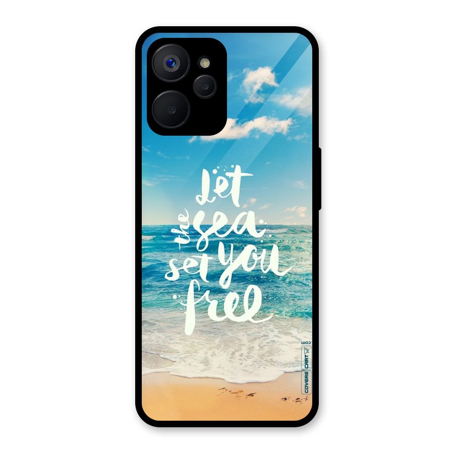 Free Sea Glass Back Case for Realme 9i 5G