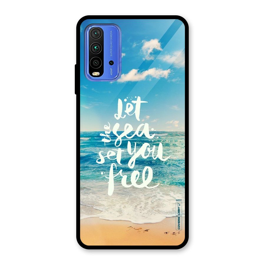 Free Sea Glass Back Case for Redmi 9 Power