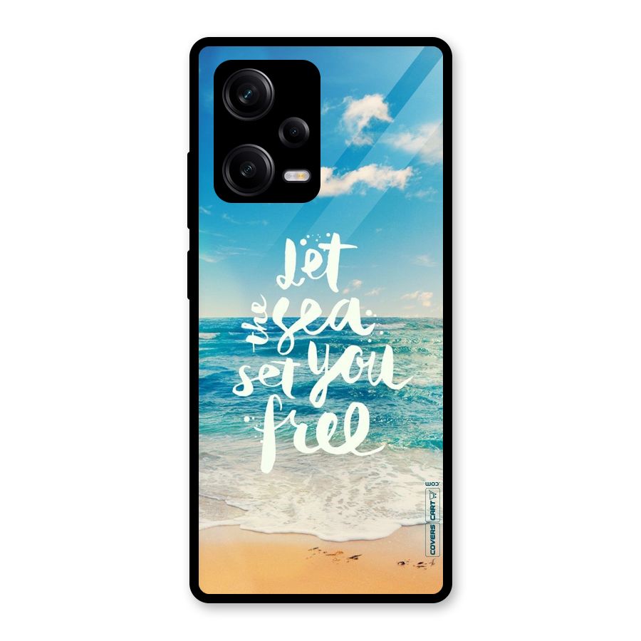 Free Sea Glass Back Case for Redmi Note 12 Pro