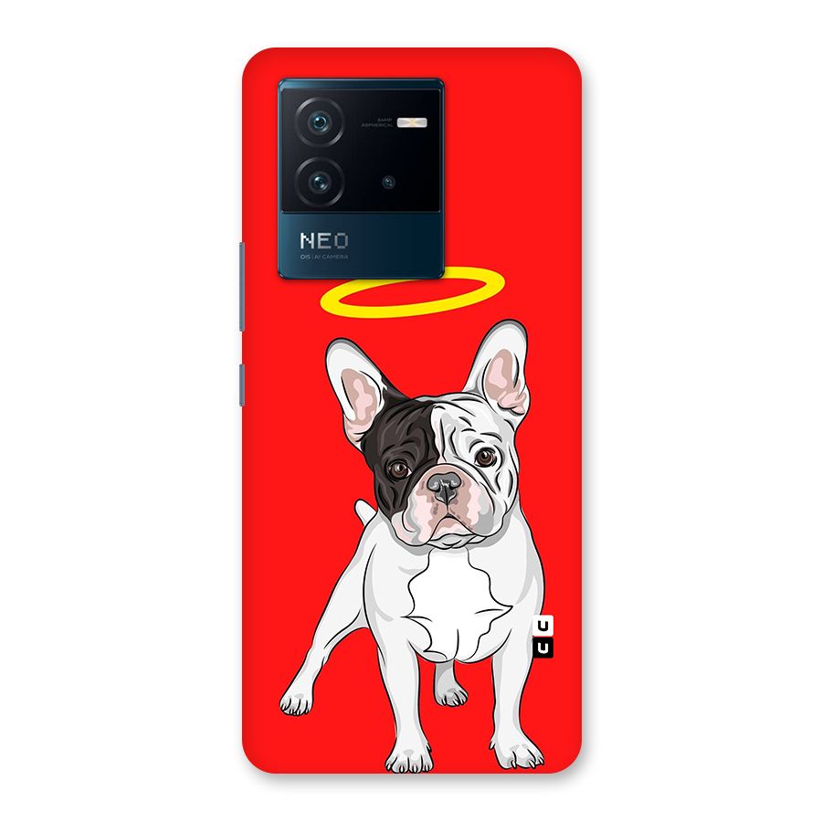 French Cute Angel Doggo Back Case for Vivo iQOO Neo 6 5G