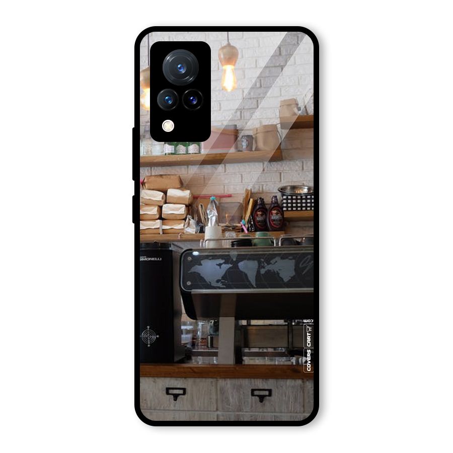 Fresh Brews Glass Back Case for Vivo V21 5G