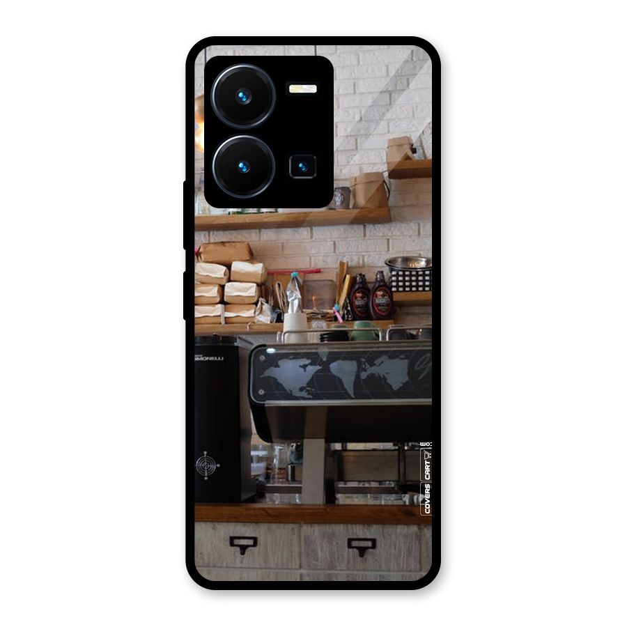 Fresh Brews Glass Back Case for Vivo Y35