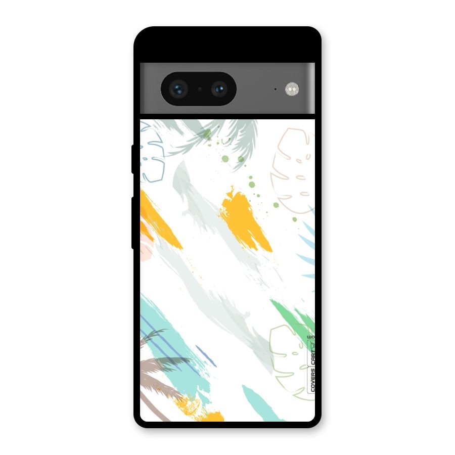 Fresh Colors Splash Glass Back Case for Google Pixel 7