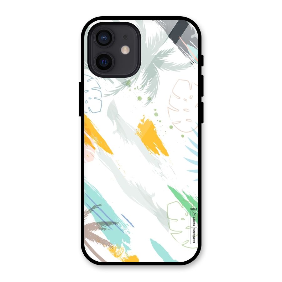 Fresh Colors Splash Glass Back Case for iPhone 12