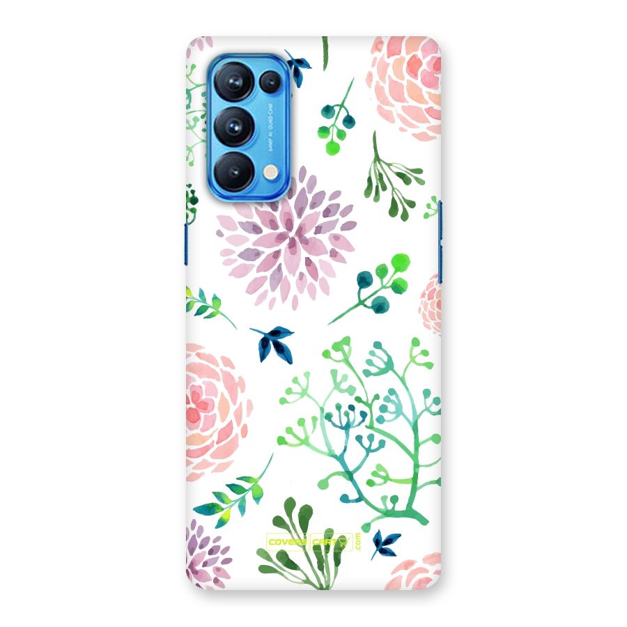 Fresh Floral Back Case for Oppo Reno5 Pro 5G