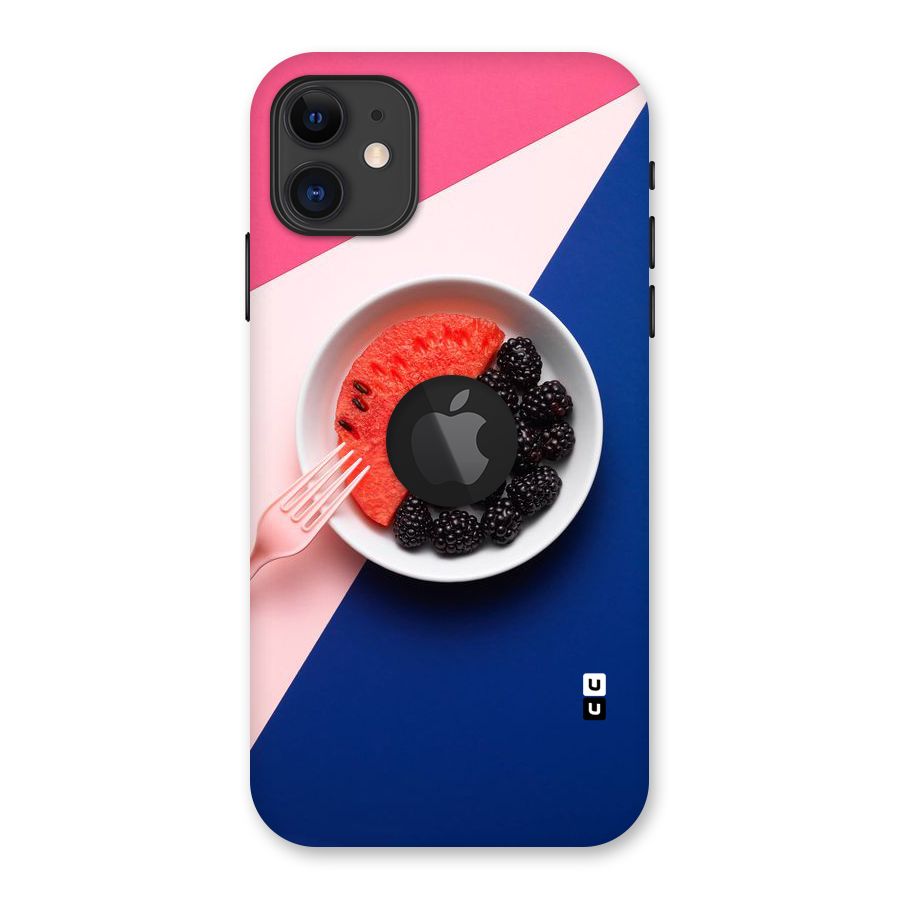 Fresh Fruit Season Back Case for iPhone 11 Logo Cut