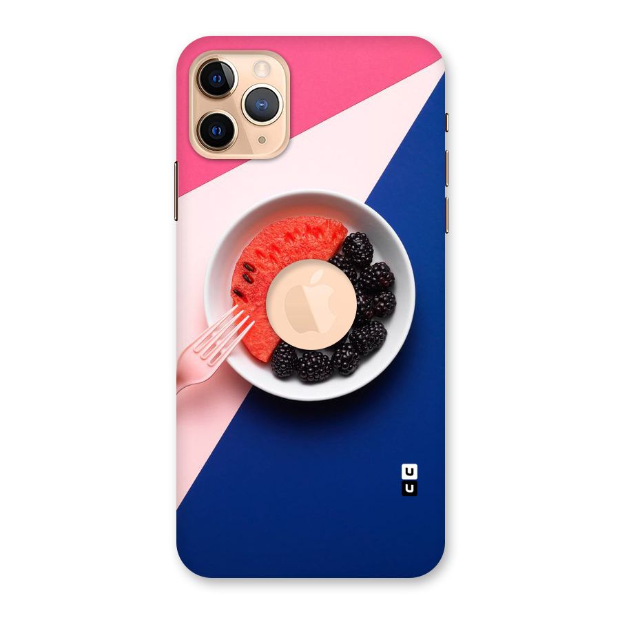 Fresh Fruit Season Back Case for iPhone 11 Pro Max Logo Cut