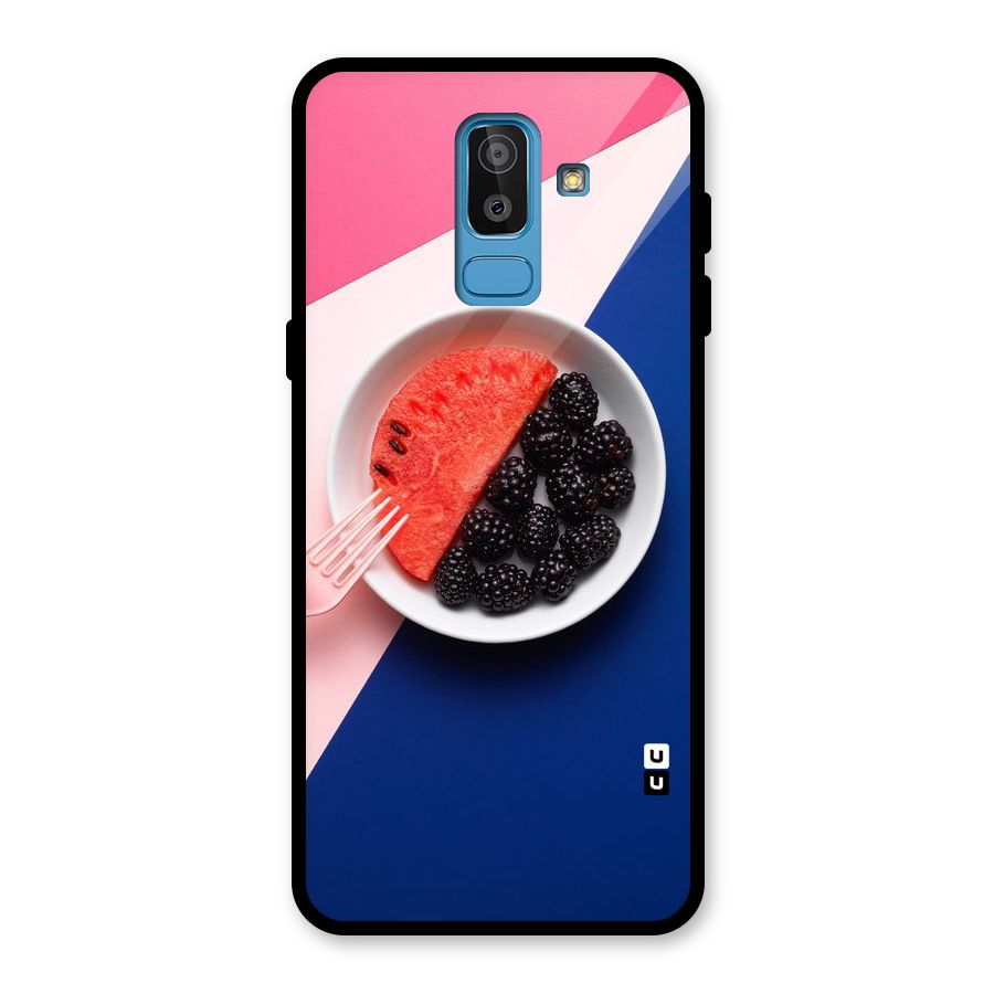 Fresh Fruit Season Glass Back Case for Galaxy J8