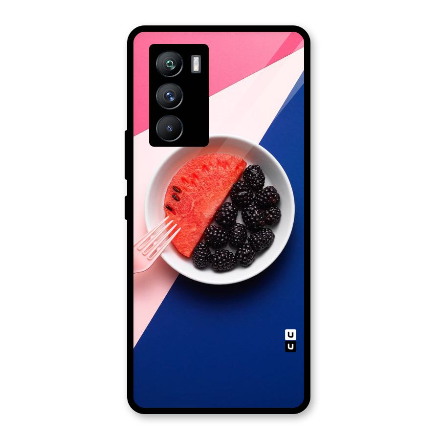 Fresh Fruit Season Glass Back Case for Vivo iQOO 9 SE