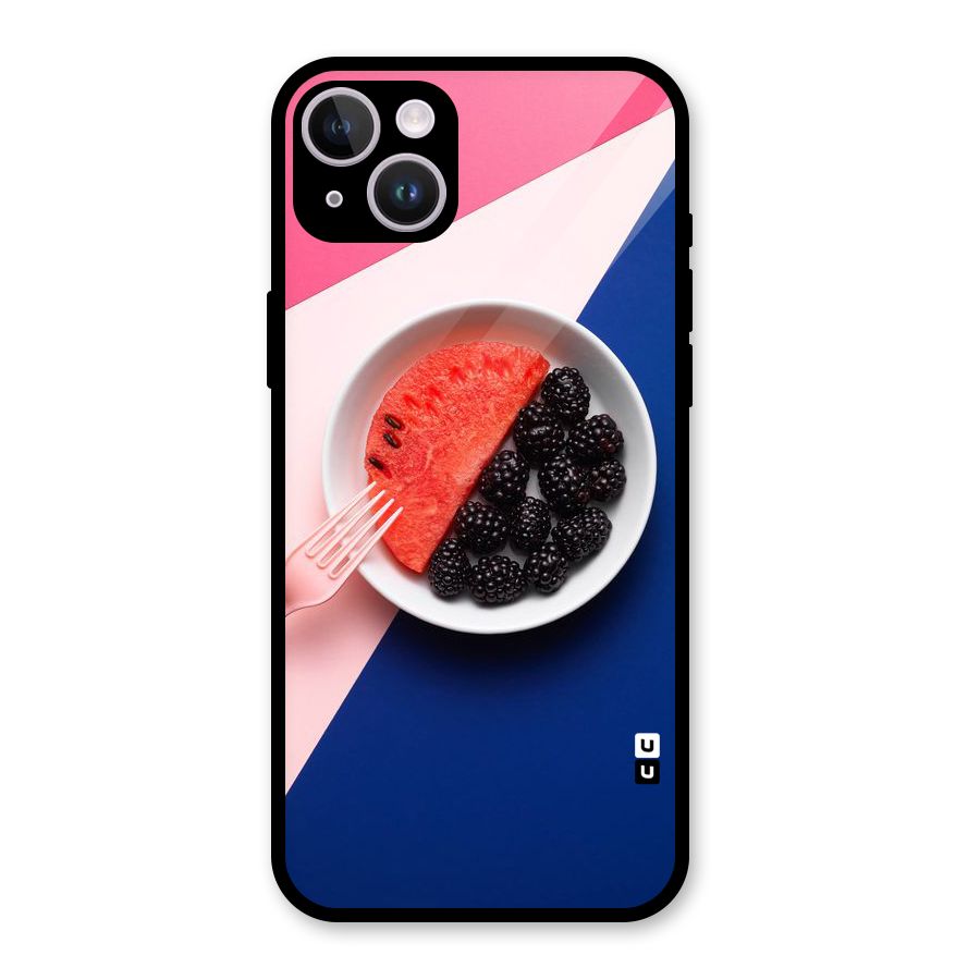 Fresh Fruit Season Glass Back Case for iPhone 14 Plus