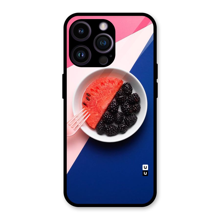 Fresh Fruit Season Glass Back Case for iPhone 14 Pro Max