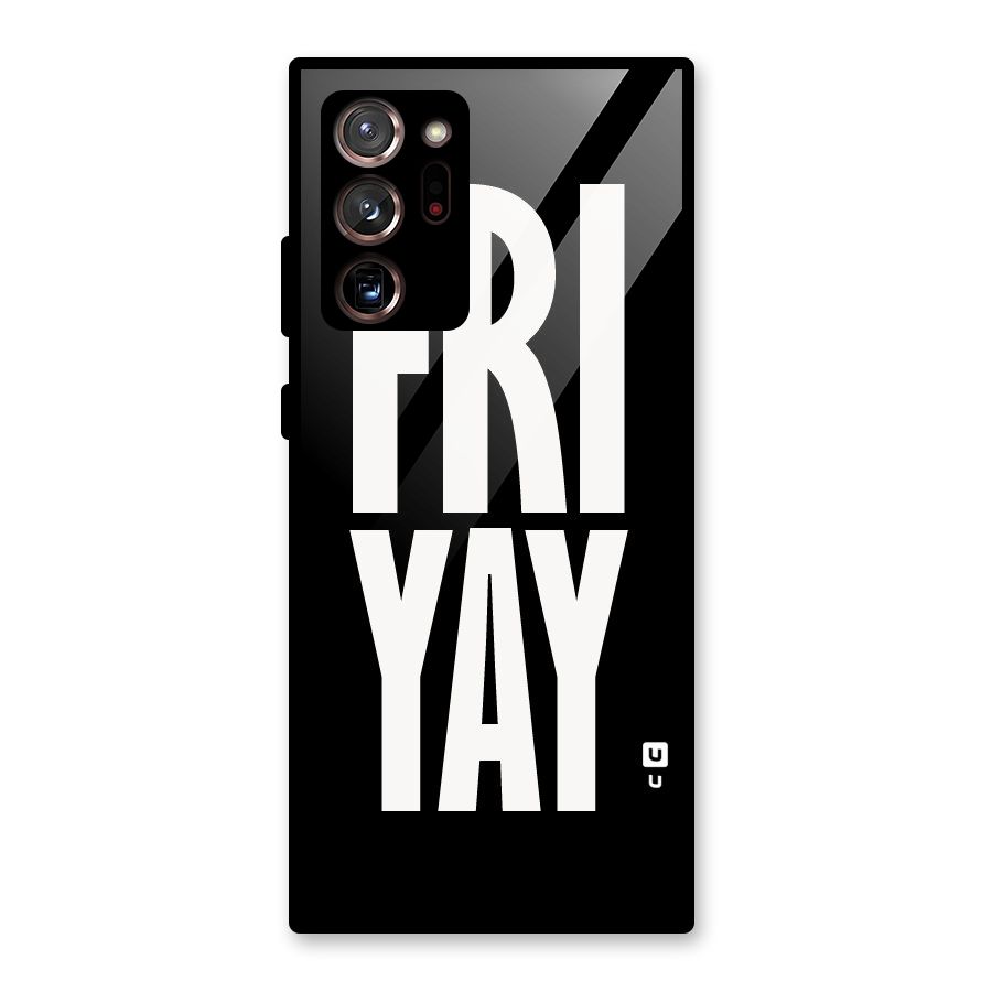 Fri Yay Glass Back Case for Galaxy Note 20 Ultra 5G