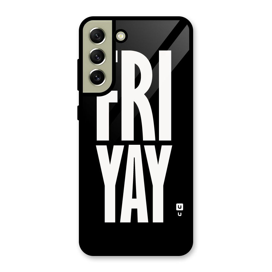 Fri Yay Glass Back Case for Galaxy S21 FE 5G