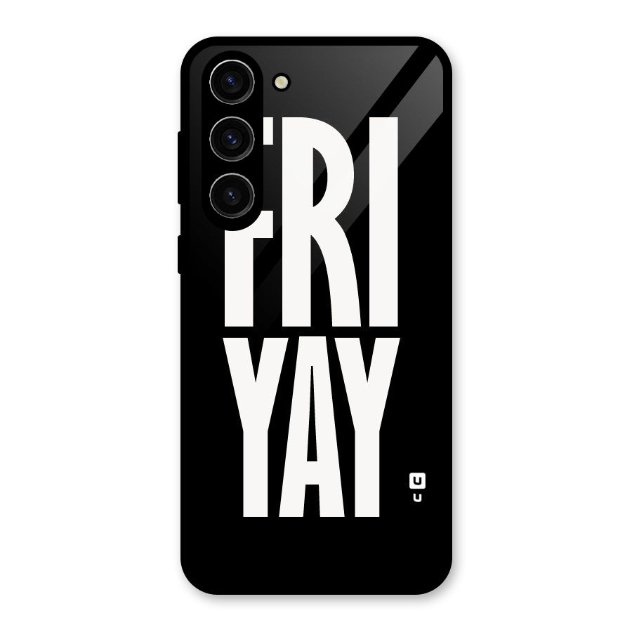 Fri Yay Glass Back Case for Galaxy S23 Plus