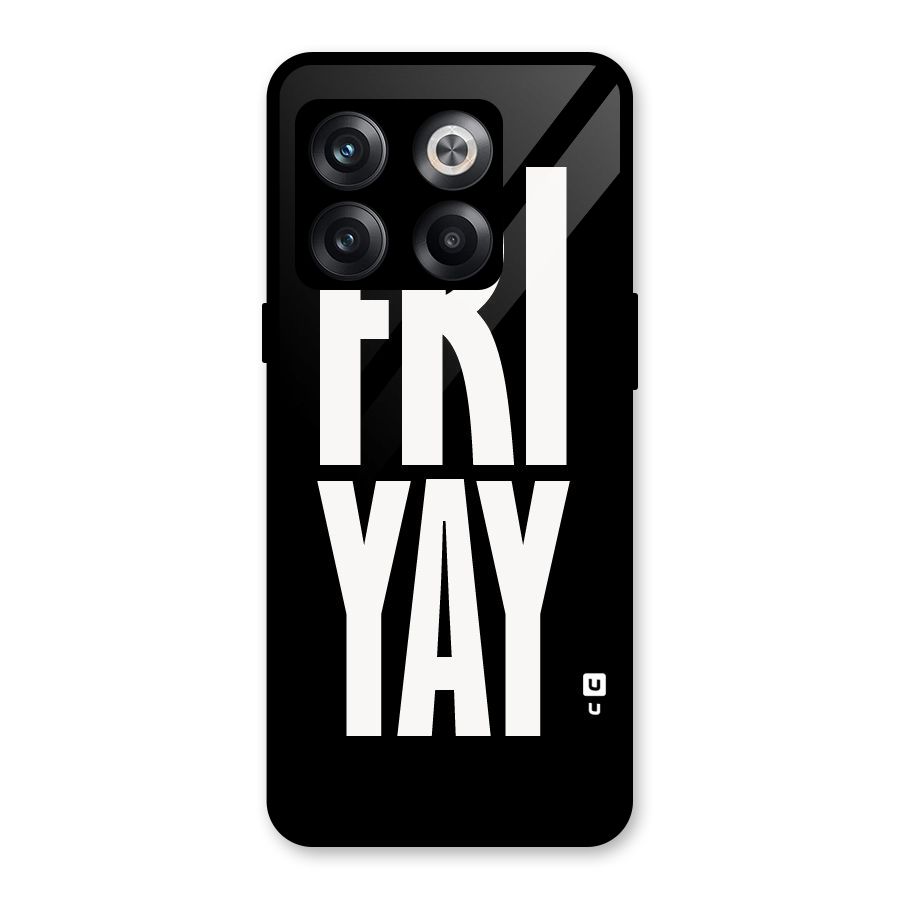 Fri Yay Glass Back Case for OnePlus 10T
